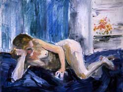 Alla Prima Nude Oil on Canvas By Joy Godfrey