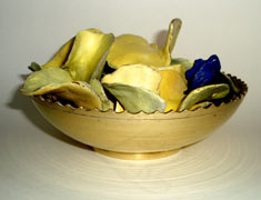 Crisps with Blue Salt Bronze By Joy Godfrey
