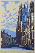 The Minster Silkscreen Print By Joy Godfrey